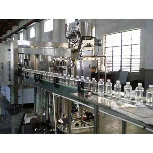 Metal Automatic Mineral Water Bottling Plant