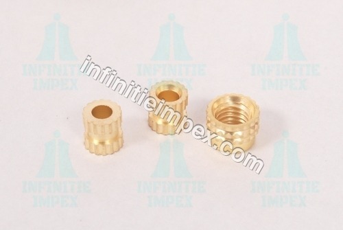Brass Straight Knurling Inserts Nut