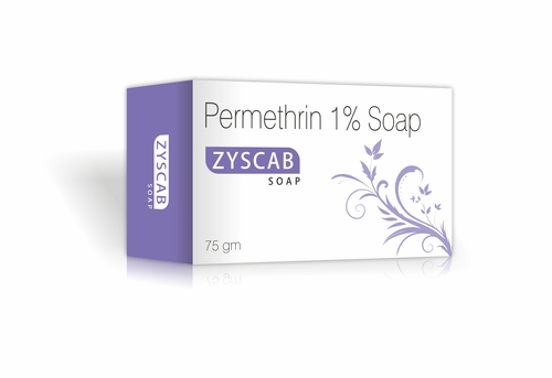 Zyscab Permethrin 1% Soap Size: 75Gm