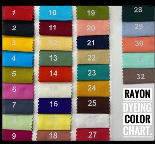 rayon plain fabrics