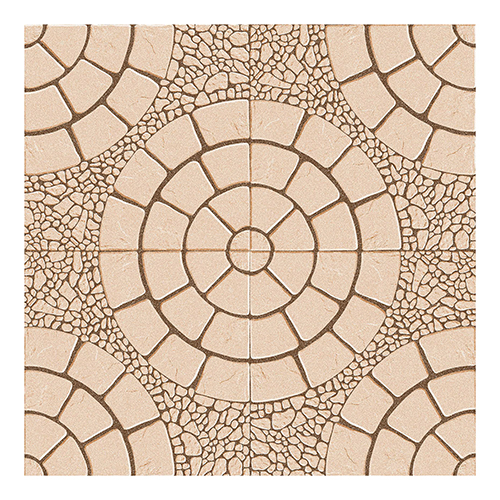 Browns / Tans 40X40Cm Outdoor Collection Punch Series Tiles