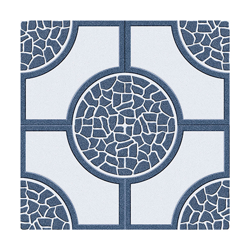 40x40cm Punch Series Tiles - Full Body Treated, 40x40cm Size, Matte Finish, Blues | Durable for Indoor & Outdoor Flooring Applications