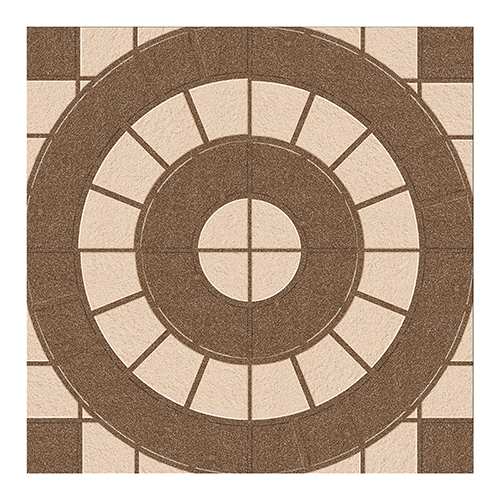 40x40cm Punch Series Floor Tiles - High-Quality Material, 40x40cm Size, Matt Finish in Browns & Tans, Full-Body Treatment for Dirt Resistance