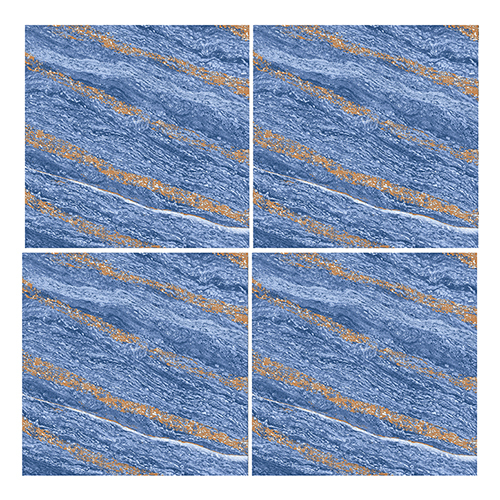 600x600mm Double Charge Series Amazon Blue Vitrified Tiles