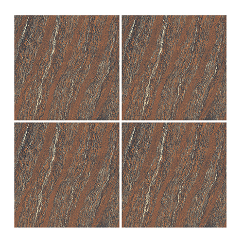 600x600mm Double Charge Series Florito Brown Vitrified Tiles