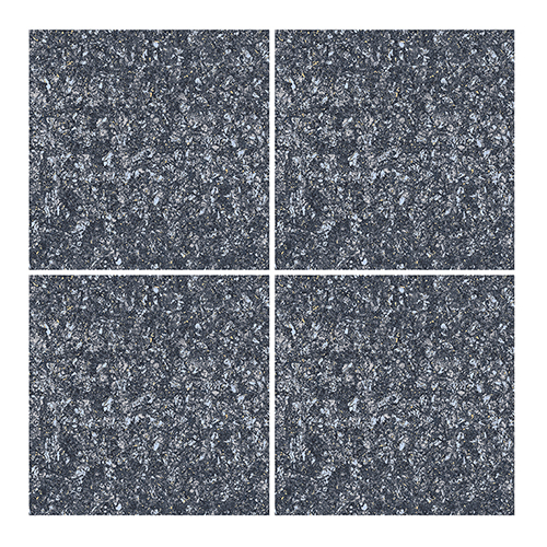 600x600mm Double Charge Series Pluto Black Vitrified Tiles