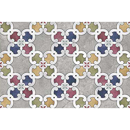 Bathroom Floor Tile - Premium Porcelain, Rectangular Shape, Multi-Color Options | Designer Glossy Series, Digital Printed, Non-Slip