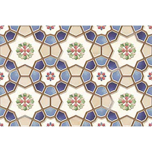Modern Glossy Series Digital Wall Tiles - Ceramic, Rectangular, Multi-Color | Glossy Finish, Non-Slip, Ideal for Bathrooms and Kitchens