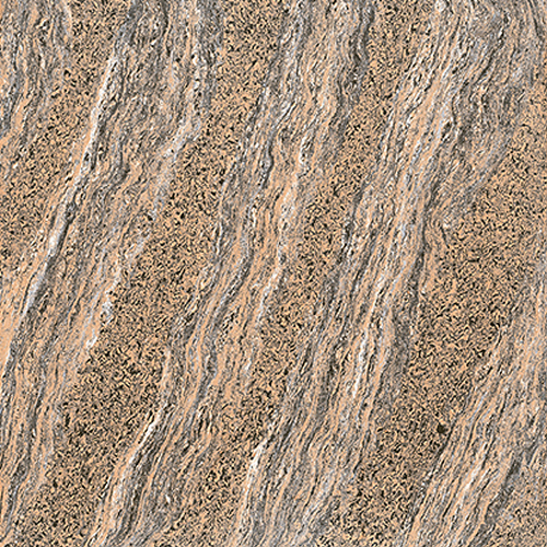 Brown Matt Finish Double Charge Series Digital Porcelain Tiles - 600x600mm, Brown/Tan Color, Full Body Tile Surface, Anti-Slippery Matt Finish