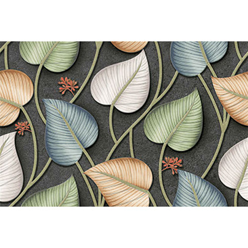 Multi Color Leaf Painted Matt Series Digital Wall Tiles