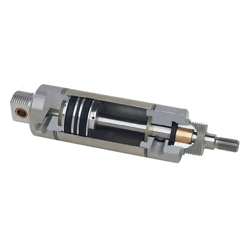 Silver Stainless Steel Cylinder