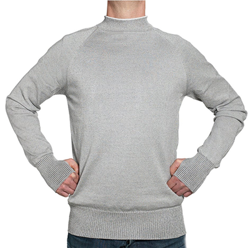 Grey Seamless Knitted Cut Resistant Sweatshirt