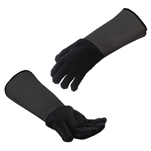 Black-Grey Hot End Gauntlet Glove