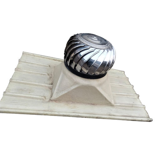 Air Ventilator Or Turbo Fan With Base Plate - Color: Silver