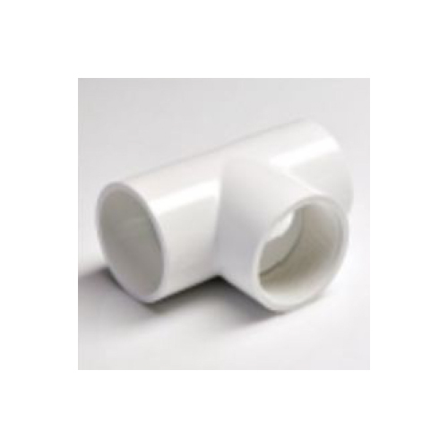 UPVC Plain Threaded Tee - 20-50mm White, 10 Bar Pressure | Easy Installation, Durable, Corrosion Resistant