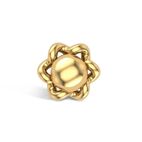 Golden 0.33G Abi Yellow Gold Nose Pin