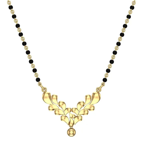 17x20mm 18K 1.41g Alessa Yellow Gold Mangalsutra