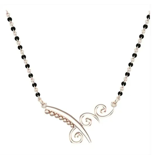 14x25mm 18K 1.11g Emmy Rose Gold Mangalsutra