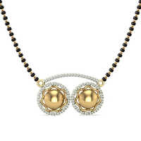Aadhaya 18kt Yellow Gold Diamond Mangalsutra Fair