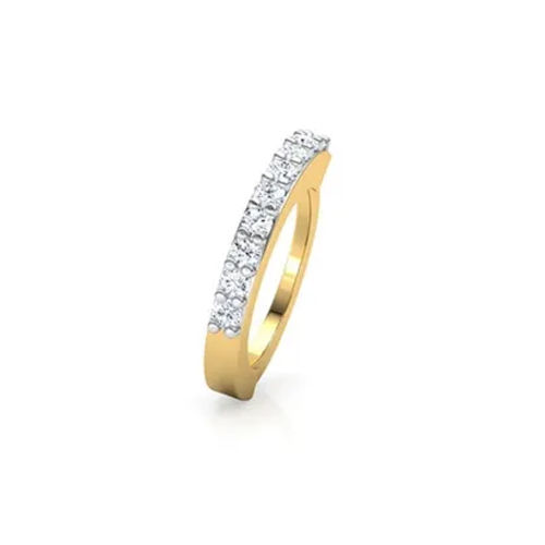 0.72G Yellow Gold Abigail Diamond Nose Ring Good