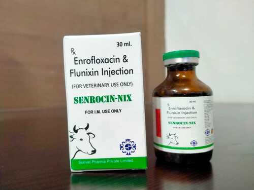Enrofloxacin and Flunixin veterinary injection