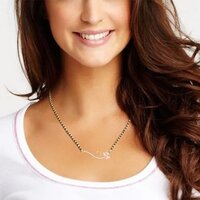 2.00g Yellow Gold Aashmeen Diamond Mangalsutra