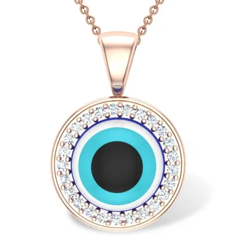 Rose Gold Adele Diamond Pendant