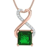 3.20g Aahna Rose Gold And Diamond Pendant