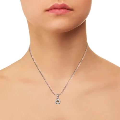 1.40g Aaradhana Rose Gold And Diamond Pendant