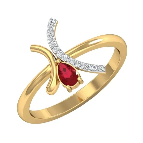 Yellow Gold Alaina Diamond Ring For Engagement