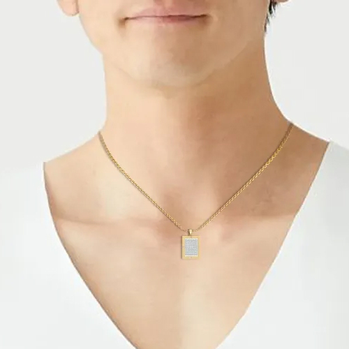 Yellow Gold Ameyalli Diamond Pendant