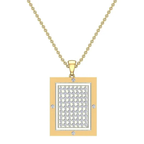 Yellow Gold Ameyalli Diamond Pendant