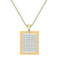 Yellow Gold Ameyalli Diamond Pendant