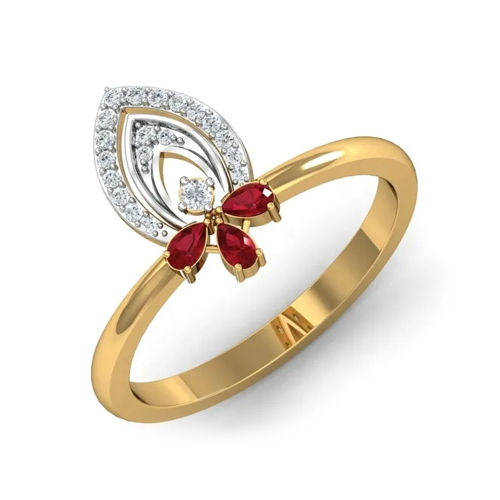 Yellow Gold Abhiruchi Diamond Ring