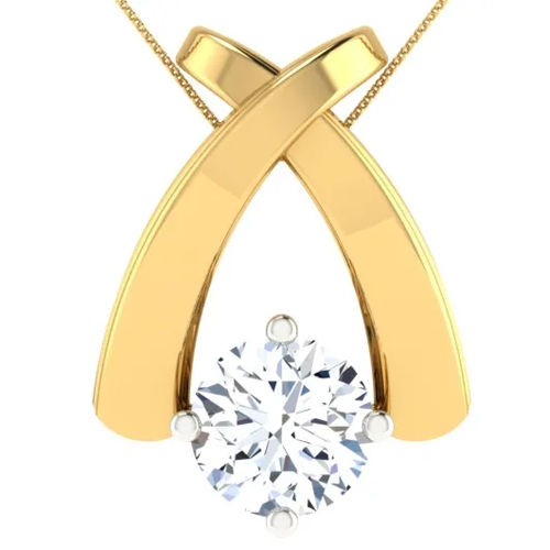 Simulated Diamond Pendant