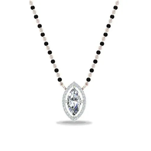 Simulated Diamond Mangalsutra