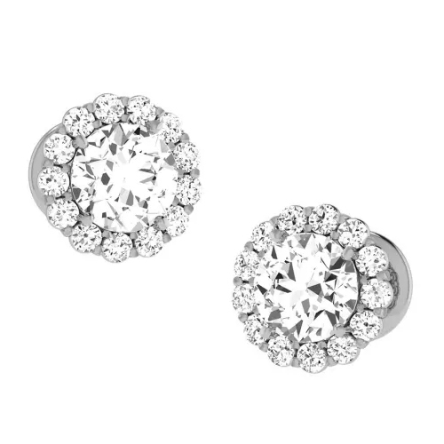 925 Aina Silver Stud Earrings