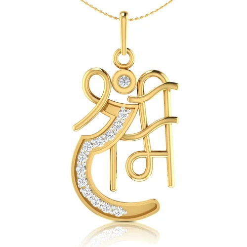 925 Sterling Silver Spiritual Shree Ram Pendant