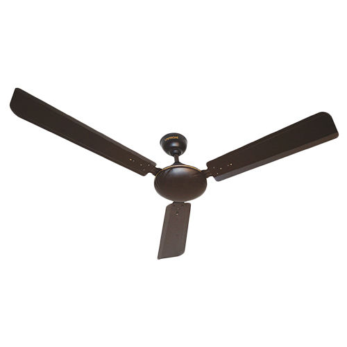 Stainless Steel 400 Rpm Brown Ceiling Fan