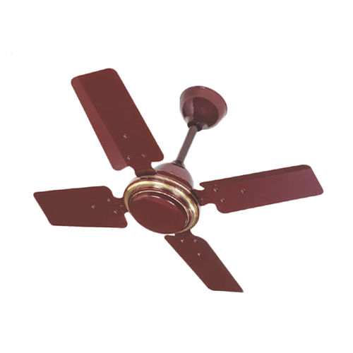 Stainless Steel 600 Rpm Brown 4 Blade Ceiling Fan