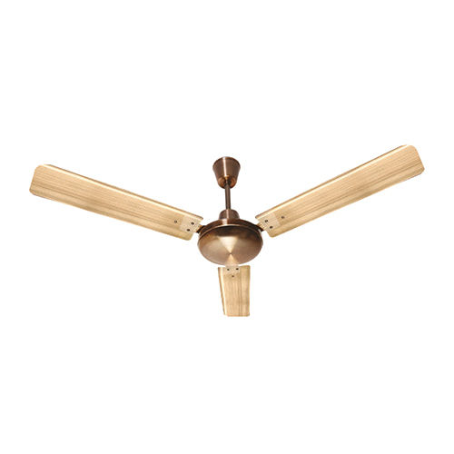 Stainless Steel 360-380 Rpm Antique Brass Ceiling Fan