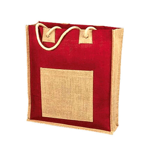 Jute Bag - 16x14x4 Inches | Multicolor, Multiple Sizes Available