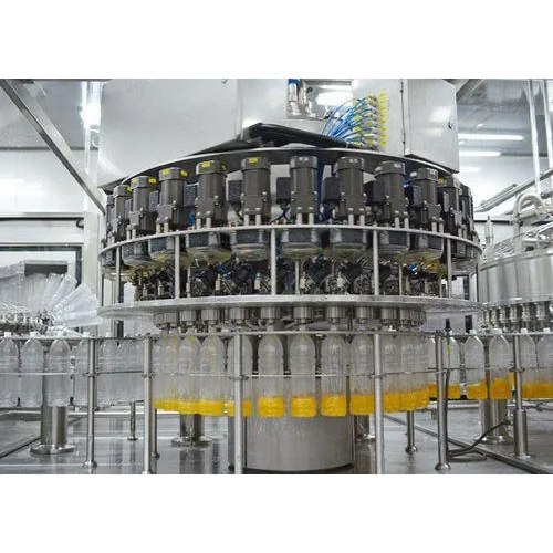 Automatic Liquid Filling Machine - Color: Silver