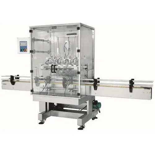 Automatic Liquid Filling Machine - Color: Silver