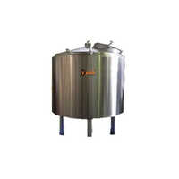 Jacketed Agitator Tank - Color: Silver