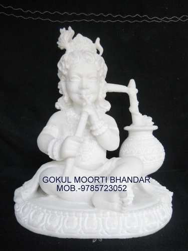 Marble Laddu Bal Gopal  statue