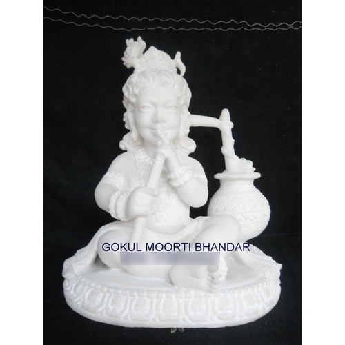 Marble Laddu Bal Gopal  statue