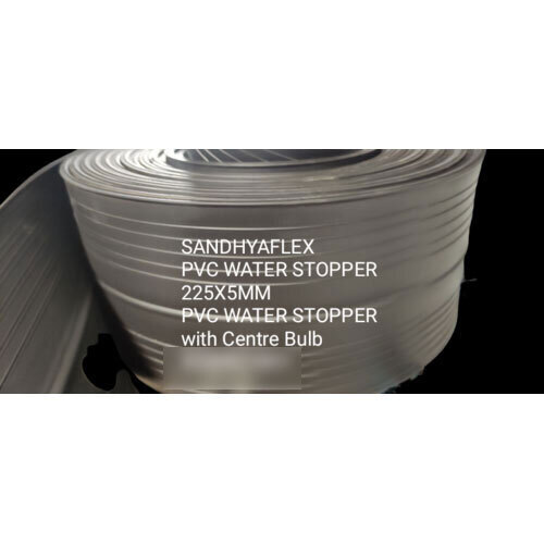 PVC Water Stopper with Centre Bulb 230 x 5 mm