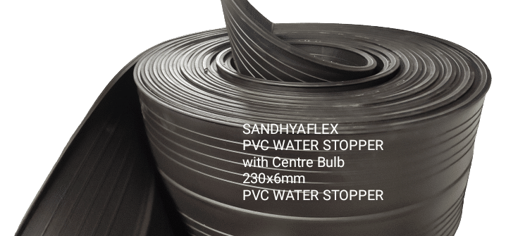 PVC Water Stopper With Centre Bulb 230 x 6 mm