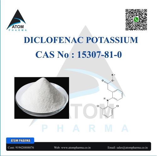 Diclofenac Potassium Api Cas No: 15307-81-0